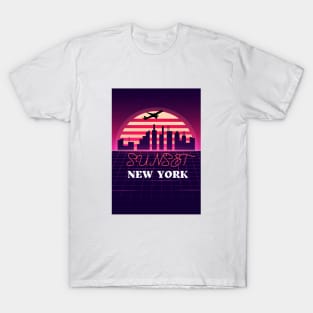 SUNSET NEW YORK T-Shirt